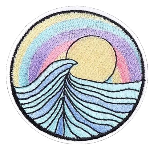 Trippy Eisen Pilz Mandala Applique Aufnäher Bunt zum Aufbügeln Trippy Eisen Pilz Mandala Applique Aufnäher Bunt zum Aufbügeln von KREATIONS