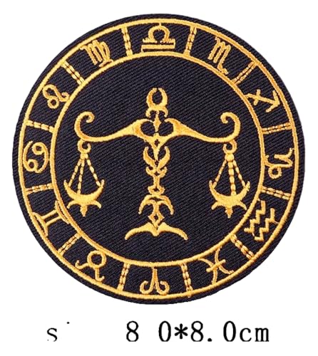 Virgo Leo Sternbild Aufnäher zum Aufbügeln, Astrologie Applikation Virgo Leo Sternbild Aufnäher zum Aufbügeln, Astrologie Applikation von KREATIONS
