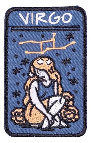 Virgo Leo Sternbild Aufnäher zum Aufbügeln, Astrologie Applikation Virgo Leo Sternbild Aufnäher zum Aufbügeln, Astrologie Applikation von KREATIONS