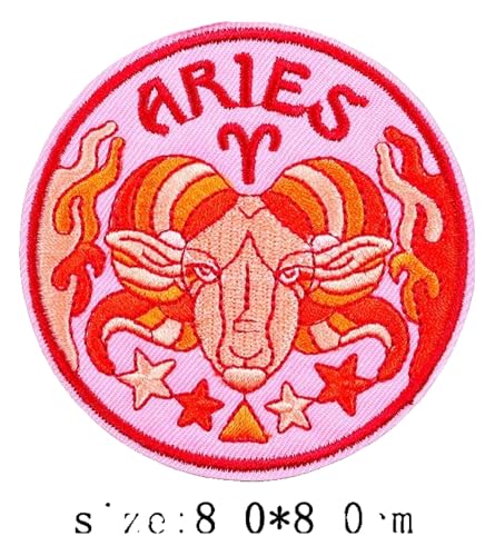 Virgo Leo Sternbild Aufnäher zum Aufbügeln, Astrologie Applikation Virgo Leo Sternbild Aufnäher zum Aufbügeln, Astrologie Applikation von KREATIONS