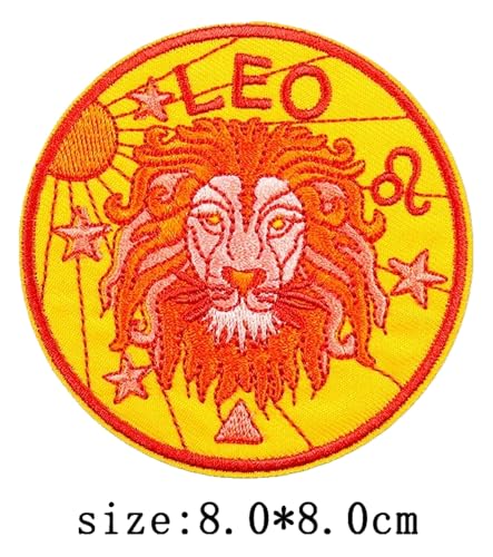 Virgo Leo Sternbild Aufnäher zum Aufbügeln, Astrologie Applikation Virgo Leo Sternbild Aufnäher zum Aufbügeln, Astrologie Applikation von KREATIONS