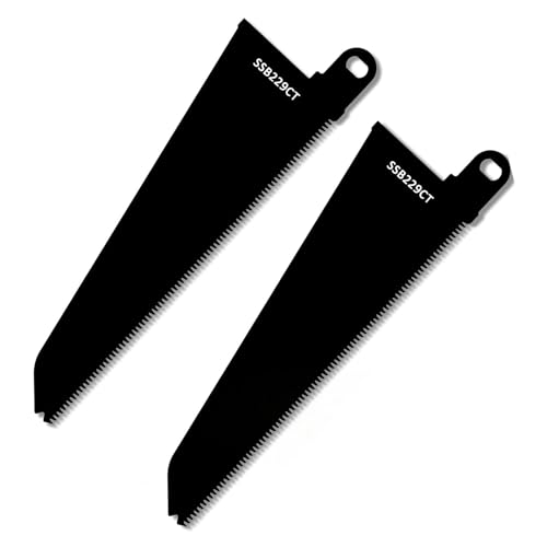 2 Stück SSB229CT Scorpion Sägeblätter kompatibel mit Black and Decker Scorpion Sägen, Säbelsägeblätter für Holz und Kunststoff, passend für FKS890E KS890ECN KS890EK KS890GT KFBES850K KS880 - 240 mm 2 Stück SSB229CT Scorpion Sägeblätter kompatibel mit Black and Decker Scorpion Sägen, Säbelsägeblätter für Holz und Kunststoff, passend für FKS890E KS890ECN KS890EK KS890GT KFBES850K KS880 - 240 mm von KRENIE