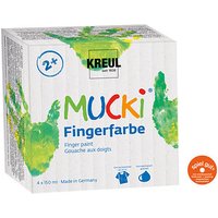4 KREUL MUCKI Fingerfarben farbsortiert 4 x 150,0 ml 4 KREUL MUCKI Fingerfarben farbsortiert 4 x 150,0 ml von KREUL