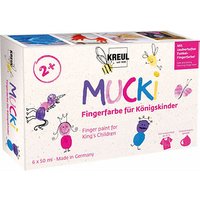 6 KREUL MUCKI Königskinder Fingerfarben farbsortiert 6 x 50,0 ml 6 KREUL MUCKI Königskinder Fingerfarben farbsortiert 6 x 50,0 ml von KREUL