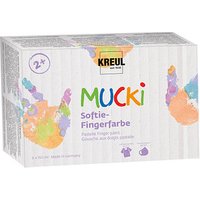 6 KREUL MUCKI Softie Fingerfarben farbsortiert 6 KREUL MUCKI Softie Fingerfarben farbsortiert von KREUL
