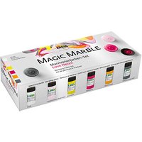 6 KREUL Magic Marble Marmorierfarben farbsortiert 6 x 20,0 ml von KREUL