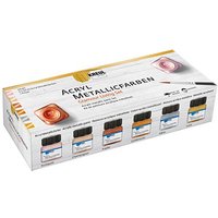 6 KREUL Metallicfarben Glamour Living Acrylfarben farbsortiert 6 KREUL Metallicfarben Glamour Living Acrylfarben farbsortiert von KREUL