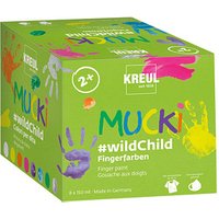 8 KREUL MUCKI #wildChild Fingerfarben farbsortiert 8 KREUL MUCKI #wildChild Fingerfarben farbsortiert von KREUL