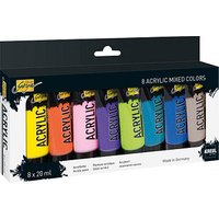 8 KREUL SOLO GOYA Acrylfarben farbsortiert 8 x 20,0 ml von KREUL