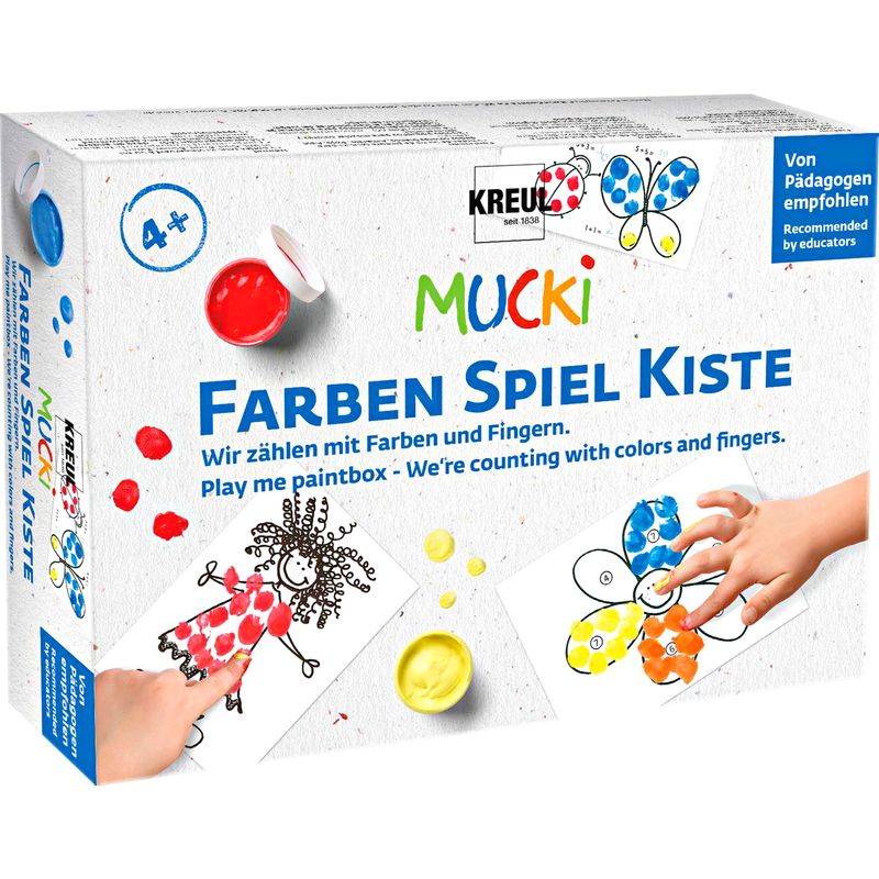 Fingerfarbe Mucki Farbenspielkiste - Zählen Mit Farben Und Fingern von KREUL