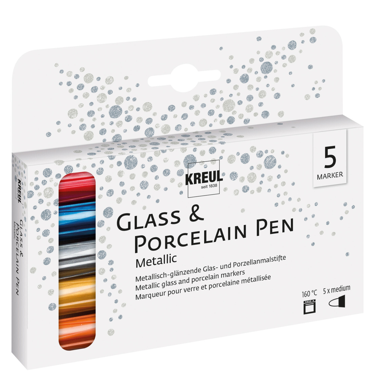 Glass & Porcelain Pen Metallic medium Set Glass & Porcelain Pen Metallic medium Set von KREUL