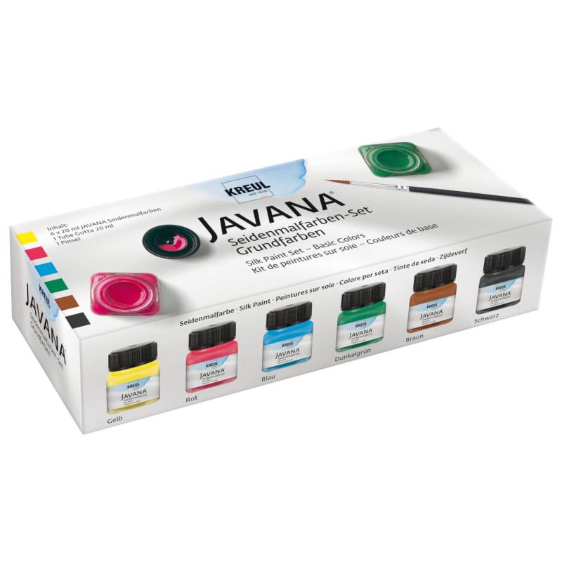 Javana Seidenmalfarben-Set Grundfarben von KREUL