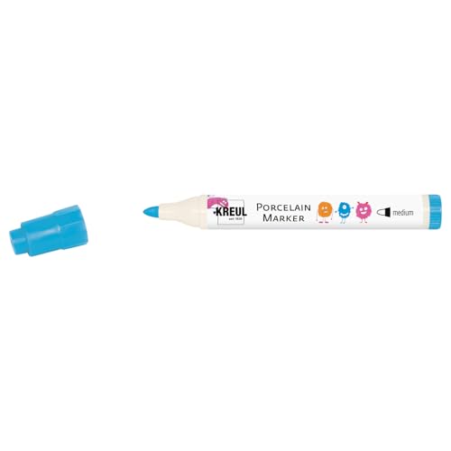 KREUL 16320 - Porcelain Marker medium Hellblau - Für Kinder entwickelter Porzellanmalstift, ohne Schütteln und Pumpen sofort los malen KREUL 16320 - Porcelain Marker medium Hellblau - Für Kinder entwickelter Porzellanmalstift, ohne Schütteln und Pumpen sofort los malen von KREUL