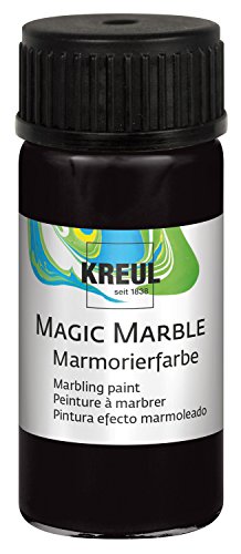 KREUL 73218 Magic Marble Marmorierfarbe, 20 ml, schwarz von Kreul