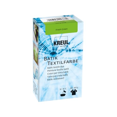KREUL 98531 - Batik-Textilfarbe Fresh Green, 70 g, Farbpulver zum Batiken und Färben von Textilien KREUL 98531 - Batik-Textilfarbe Fresh Green, 70 g, Farbpulver zum Batiken und Färben von Textilien von Kreul
