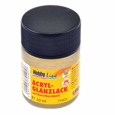 Acryl Seidenglanzlack transparent 50ml von KREUL