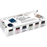 KREUL Chalky Porzellanfarben farbsortiert 6 Gläser à 20 ml in White Cotton, Candy Rose, Navy Blue, Rosemary Green, Noble Nougat, Volcanic Gray, 1 Pinsel KREUL Chalky Porzellanfarben farbsortiert 6 Gläser à 20 ml in White Cotton, Candy Rose, Navy Blue, Rosemary Green, Noble Nougat, Volcanic Gray, 1 Pinsel von KREUL
