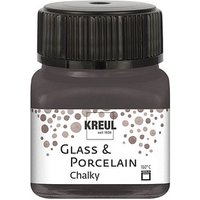 KREUL Chalky Porzellanfarben schwarz 20,0 ml von KREUL