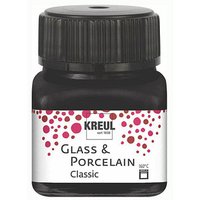 KREUL Classic Porzellanfarben schwarz 20,0 ml von KREUL