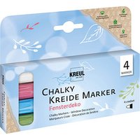 KREUL Fensterdeko Kreidemarker farbsortiert 2,0 - 3,0 mm, 4 St. KREUL Fensterdeko Kreidemarker farbsortiert 2,0 - 3,0 mm, 4 St. von KREUL