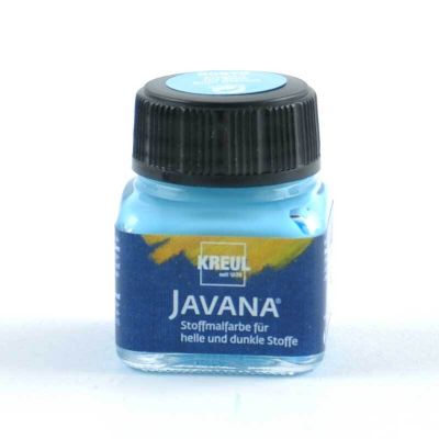 KREUL Javana Stoffmalfarbe helle und dunkle Stoffe 20ml eisblau von C. Kreul