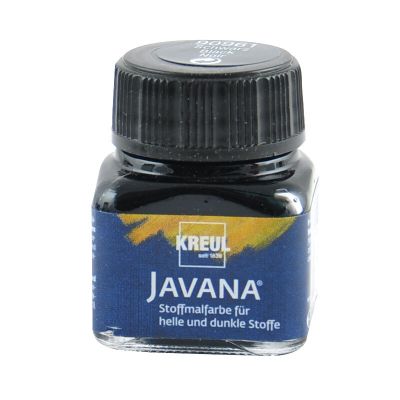 KREUL Javana Stoffmalfarbe helle und dunkle Stoffe 20ml schwarz von C. Kreul