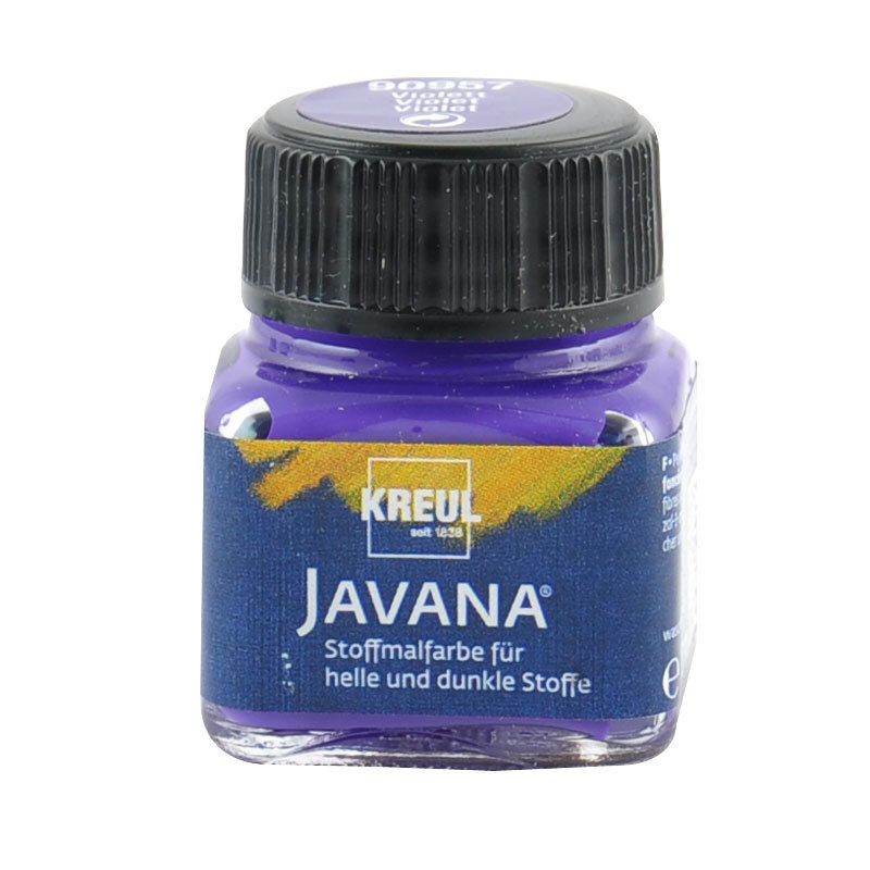 Javana Stoffmalfarbe helle und dunkle Stoffe 20ml von KREUL