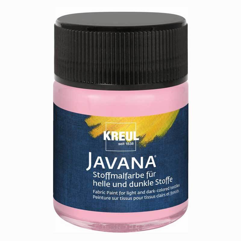 Javana Stoffmalfarbe helle und dunkle Stoffe 50ml von KREUL