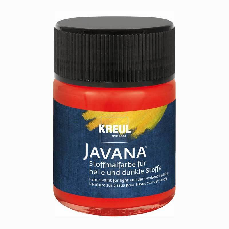 Javana Stoffmalfarbe helle und dunkle Stoffe 50ml von KREUL