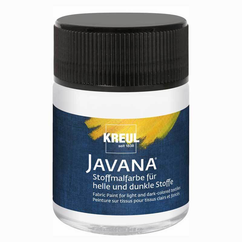 Javana Stoffmalfarbe helle und dunkle Stoffe 50ml von KREUL