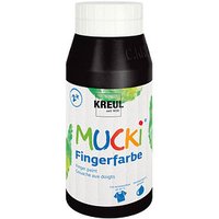 KREUL MUCKI Fingerfarbe schwarz 750,0 ml von KREUL