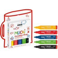 KREUL MUCKI Pirat Porzellanstifte farbsortiert 2,0 - 5,0 mm, 5 St. KREUL MUCKI Pirat Porzellanstifte farbsortiert 2,0 - 5,0 mm, 5 St. von KREUL