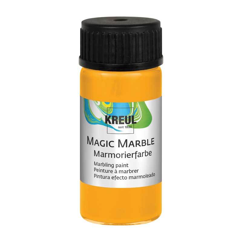 KREUL Magic Marble Marmorierfarbe 20ml sonnengelb von C. Kreul