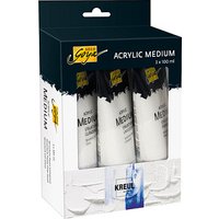 KREUL SOLO Goya Gel- und Strukturpasten-Set weiß, 3 St. von KREUL