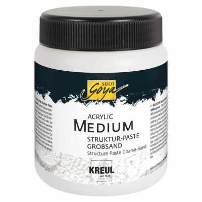 Solo Goya Acrylic Medium Struktur-Paste Grobsand Solo Goya Acrylic Medium Struktur-Paste Grobsand von KREUL