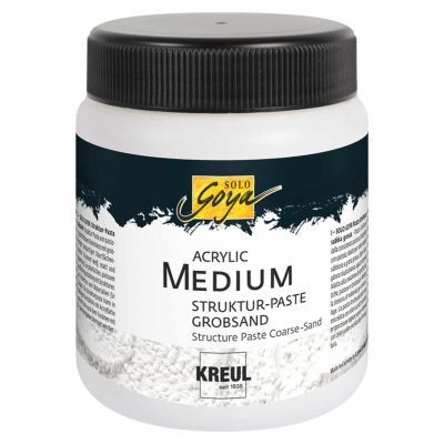 Solo Goya Acrylic Medium Struktur-Paste Grobsand von KREUL