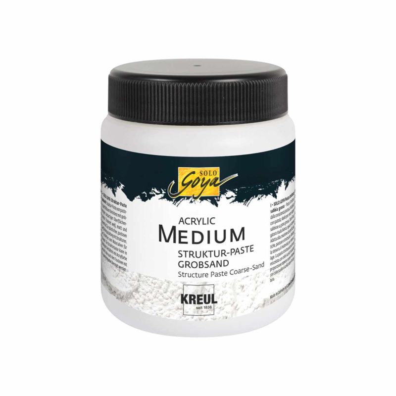 Solo Goya Acrylic Medium Struktur-Paste Grobsand Solo Goya Acrylic Medium Struktur-Paste Grobsand von KREUL