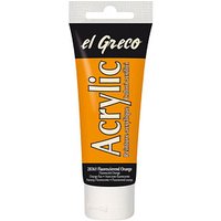 KREUL el Greco Acrylfarbe neonorange 75,0 ml von KREUL