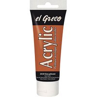 KREUL el Greco Acrylfarbe siena gebrannt 75,0 ml von KREUL