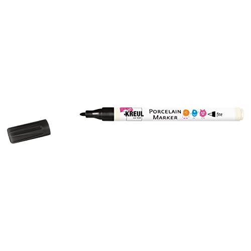 KREUL 16134 - Porcelain Marker fine Schwarz, für Kinder entwickelter Porzellanmalstift, ohne Schütteln und Pumpen sofort los malen KREUL 16134 - Porcelain Marker fine Schwarz, für Kinder entwickelter Porzellanmalstift, ohne Schütteln und Pumpen sofort los malen von Kreul