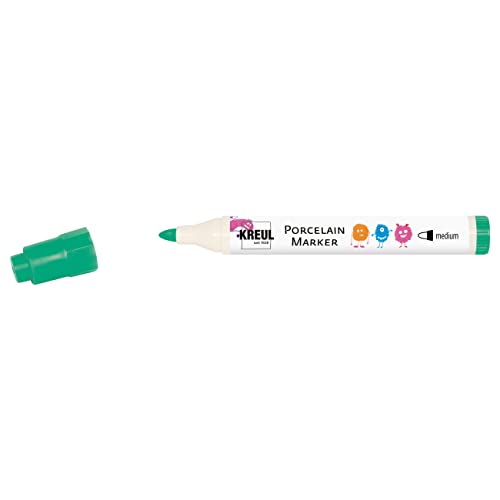 KREUL 16323 - Porcelain Marker medium Dunkelgrün - Für Kinder entwickelter Porzellanmalstift, ohne Schütteln und Pumpen sofort los malen KREUL 16323 - Porcelain Marker medium Dunkelgrün - Für Kinder entwickelter Porzellanmalstift, ohne Schütteln und Pumpen sofort los malen von KREUL