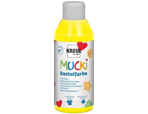 MUCKI Bastelfarbe Primärgelb 250 ml von Kreul