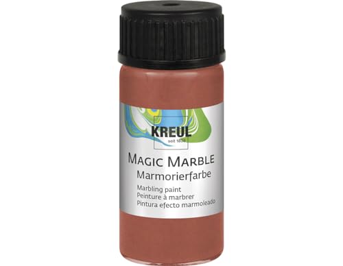 KREUL 73221 Magic Marble Marmorierfarbe, 20 ml, kupfer von Kreul