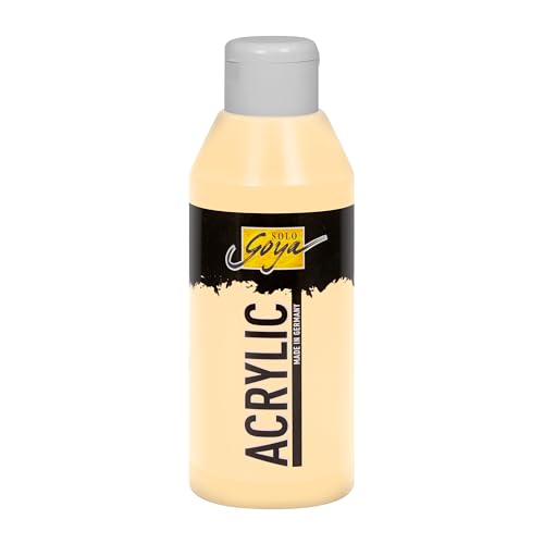 KREUL 84229 - Solo Goya Acrylic beige, 250 ml Flasche, cremige vielseitig einsetzbare Acrylfarbe in Studienqualität, auf Wasserbasis, schnell und matt trocknend, gut deckend, wasserfest KREUL 84229 - Solo Goya Acrylic beige, 250 ml Flasche, cremige vielseitig einsetzbare Acrylfarbe in Studienqualität, auf Wasserbasis, schnell und matt trocknend, gut deckend, wasserfest von Kreul