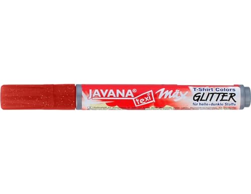 KREUL 92671 - Javana Texi Mäx Glitter, kupfer, mit Rundspitze ca. 2 - 4 mm, Stoffmalstift für helle und dunkle Stoffe, mit Glitzereffekt, waschecht nach Fixierung KREUL 92671 - Javana Texi Mäx Glitter, kupfer, mit Rundspitze ca. 2 - 4 mm, Stoffmalstift für helle und dunkle Stoffe, mit Glitzereffekt, waschecht nach Fixierung von Kreul