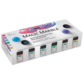 Magic Marble Marmorierfarben Set Metallic 6x20ml Magic Marble Marmorierfarben Set Metallic 6x20ml von KREUL