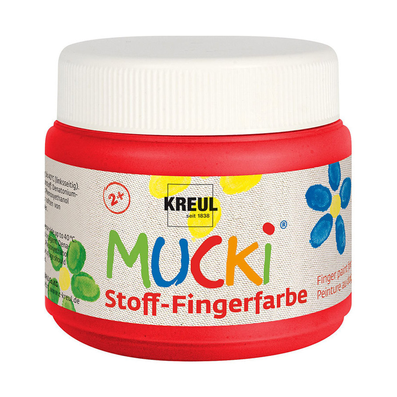 Stoff-Fingerfarbe Mucki In Rot 150 Ml von KREUL