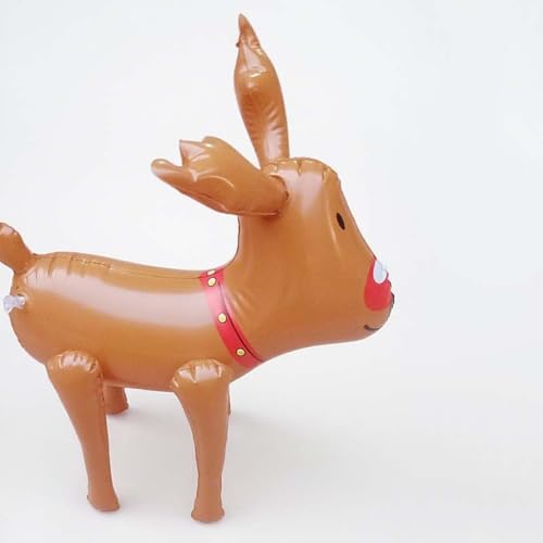 Aufblasbarer PVC-Becher, Weihnachtsmann, Schneemann, Rentier, Cartoon-Ballon, Weihnachtsfeier, Dekoration, großer Ballon, 1 Stück, 55 cm Aufblasbarer PVC-Becher, Weihnachtsmann, Schneemann, Rentier, Cartoon-Ballon, Weihnachtsfeier, Dekoration, großer Ballon, 1 Stück, 55 cm von KRJGOERG