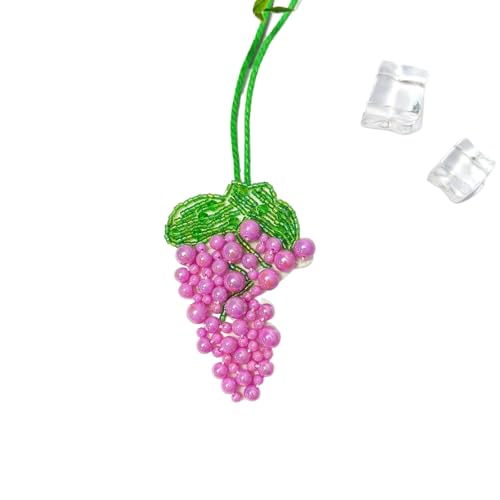 Conch Whale Applique Patch Crystal Grape Peach Fruit Patches Handmade Beaded Clothing Decor Keyring Bag Pendant von KRJGOERG