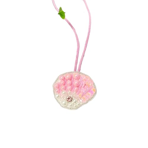 Conch Whale Applique Patch Crystal Grape Peach Fruit Patches Handmade Beaded Clothing Decor Keyring Bag Pendant von KRJGOERG